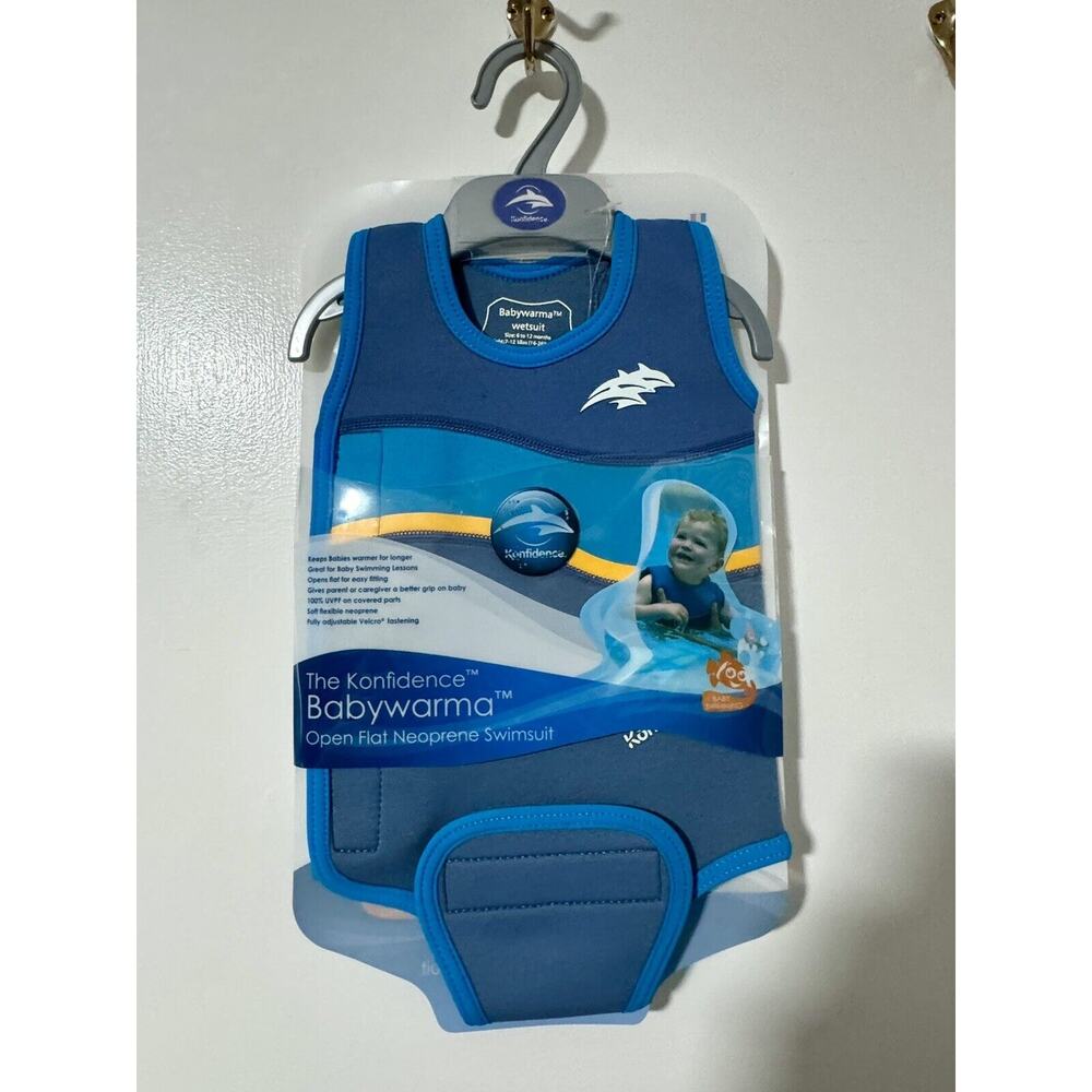 Konfidence Babywarma Keeps Baby Warm in the Water -6-12 Months Blue